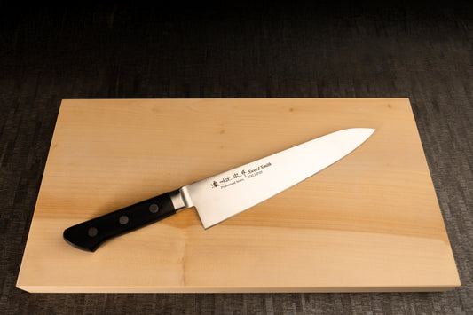 Gyuto Knife 210mm (8.3") – AUS-8 – Black Pakka Wood Handle