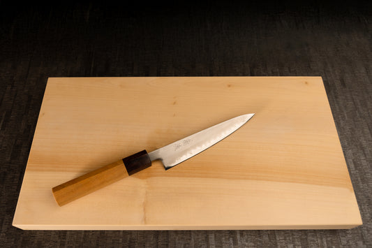 Petty Knife 135mm (5.3") – Shirogami No.1 – Keyaki Handle