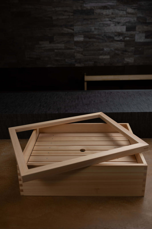 Tina de arroz japonesa Kiso Sawara Edo