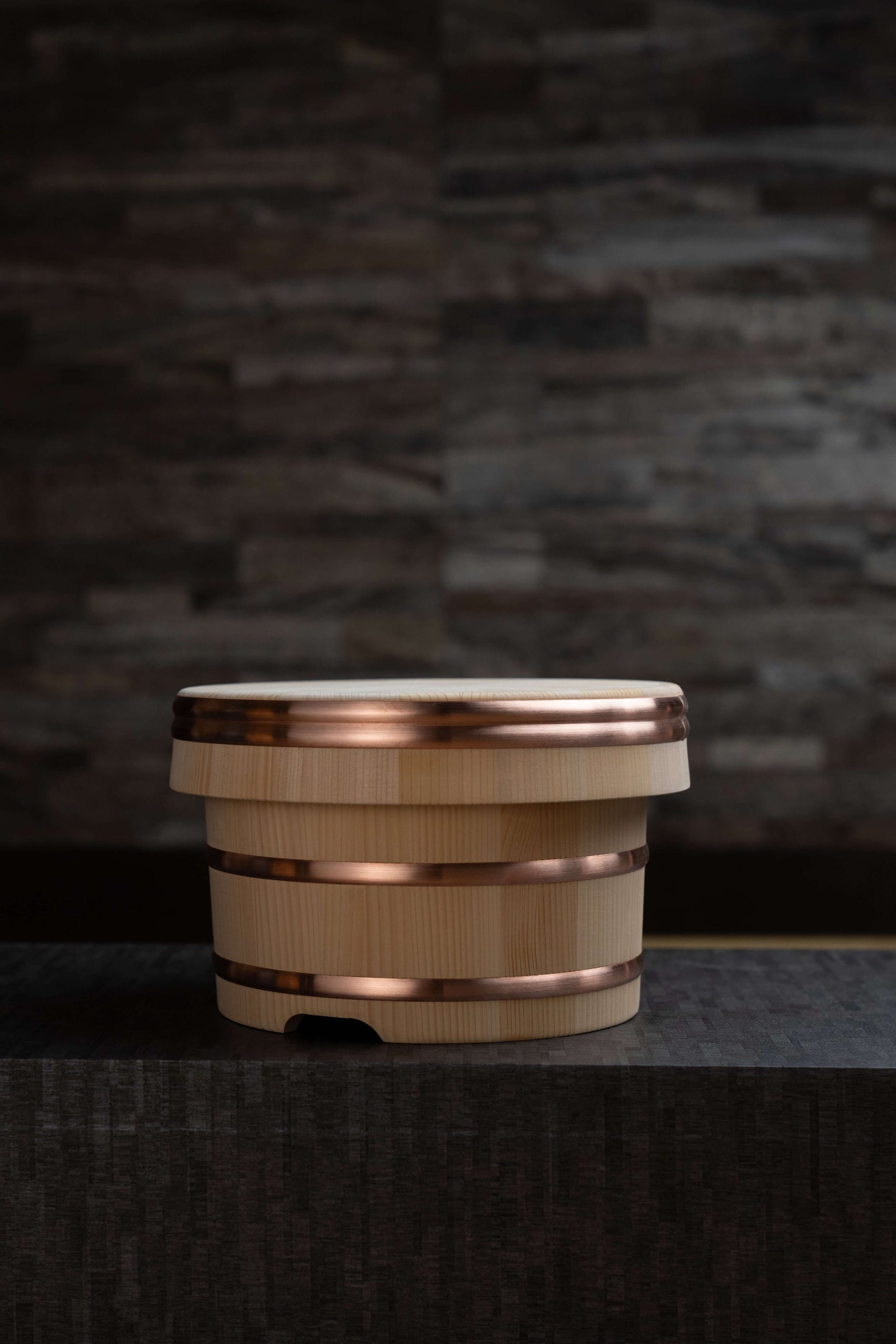 Tina de arroz japonesa Kiso Sawara Edo