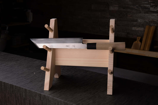 Decorative Carving Knife 210mm (8.3") – High-Grade Stainless Steel – Natural Wood Handle – One-of-a-Kind