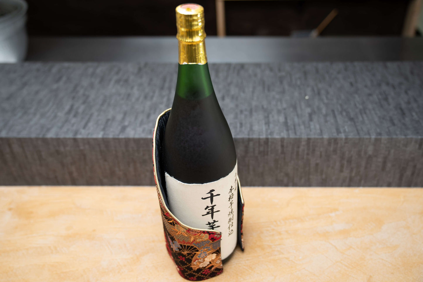 Rafraîchisseur de bouteille textile japonais Nishijin