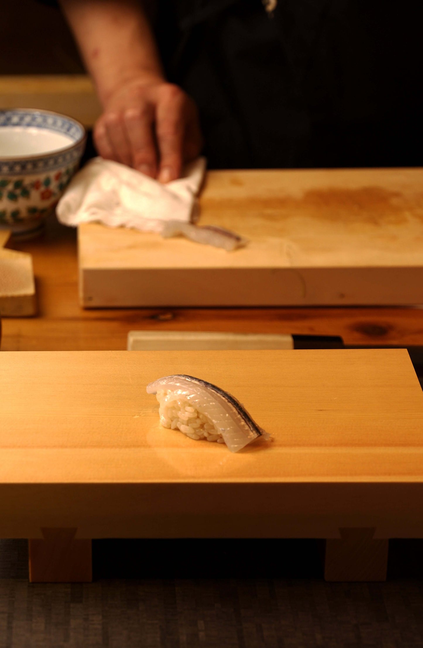 Tina de arroz japonesa Kiso Sawara Edo