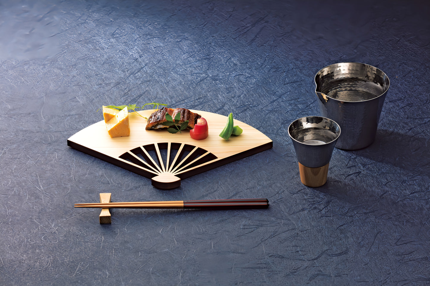 Japanese Cypress Fan-shaped Plate