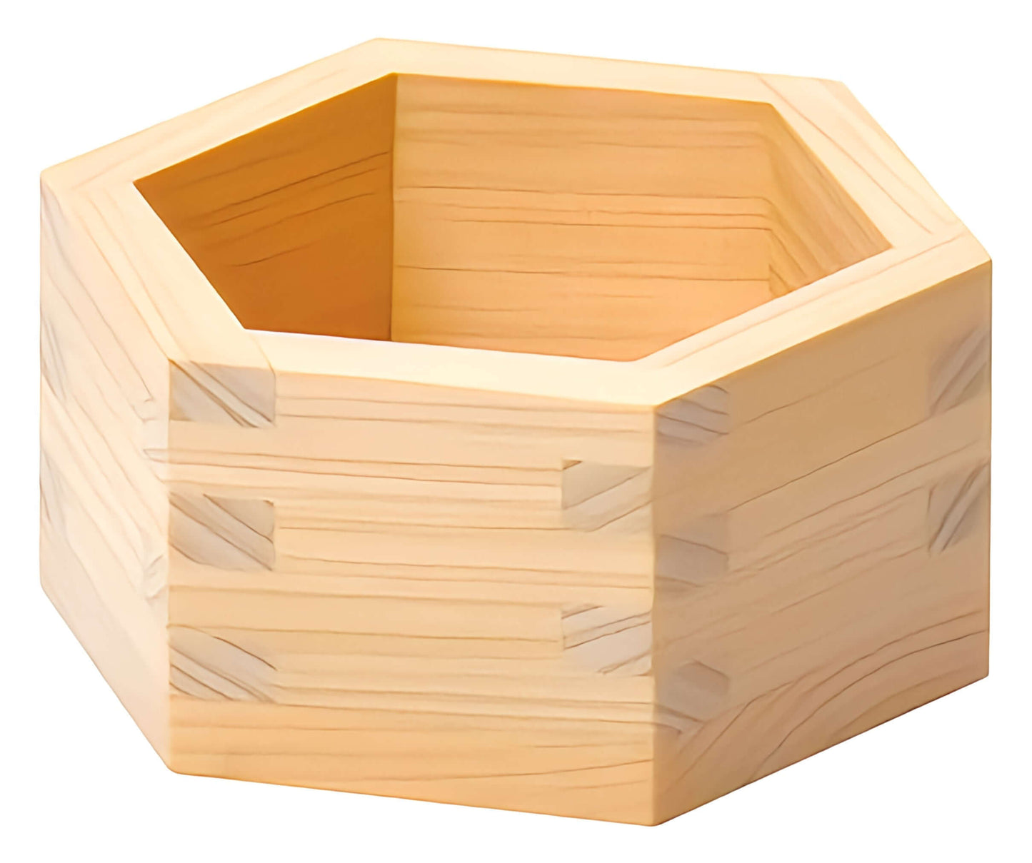 Japanese Cypress Hexagonal Sake Cup