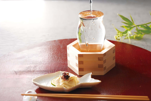 Japanese Cypress Hexagonal Sake Cup