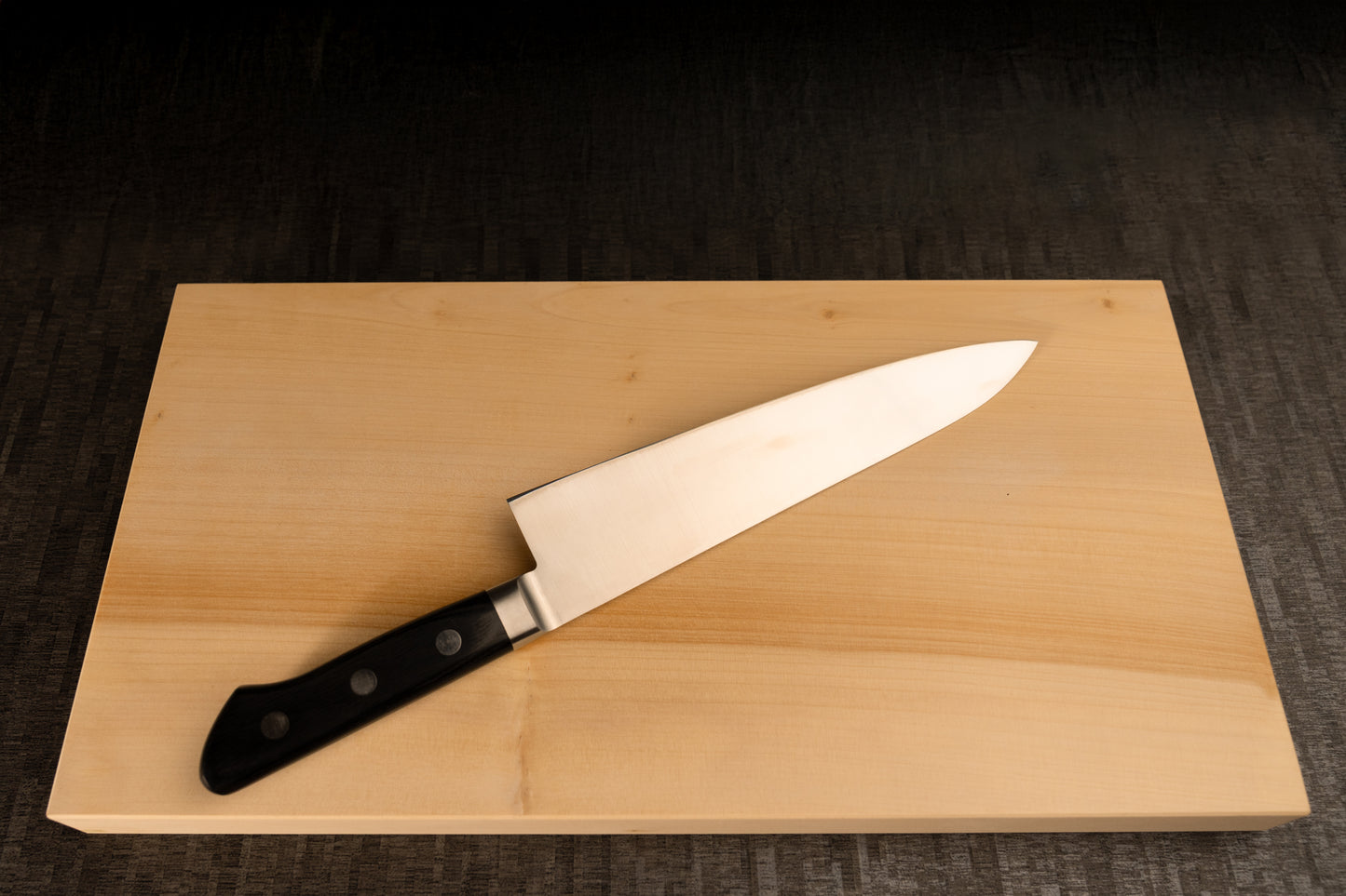 Gyuto Knife 210mm (8.3") – AUS-8 – Black Pakka Wood Handle