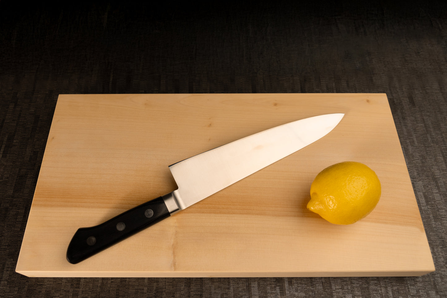 Gyuto Knife 210mm (8.3") – AUS-8 – Black Pakka Wood Handle