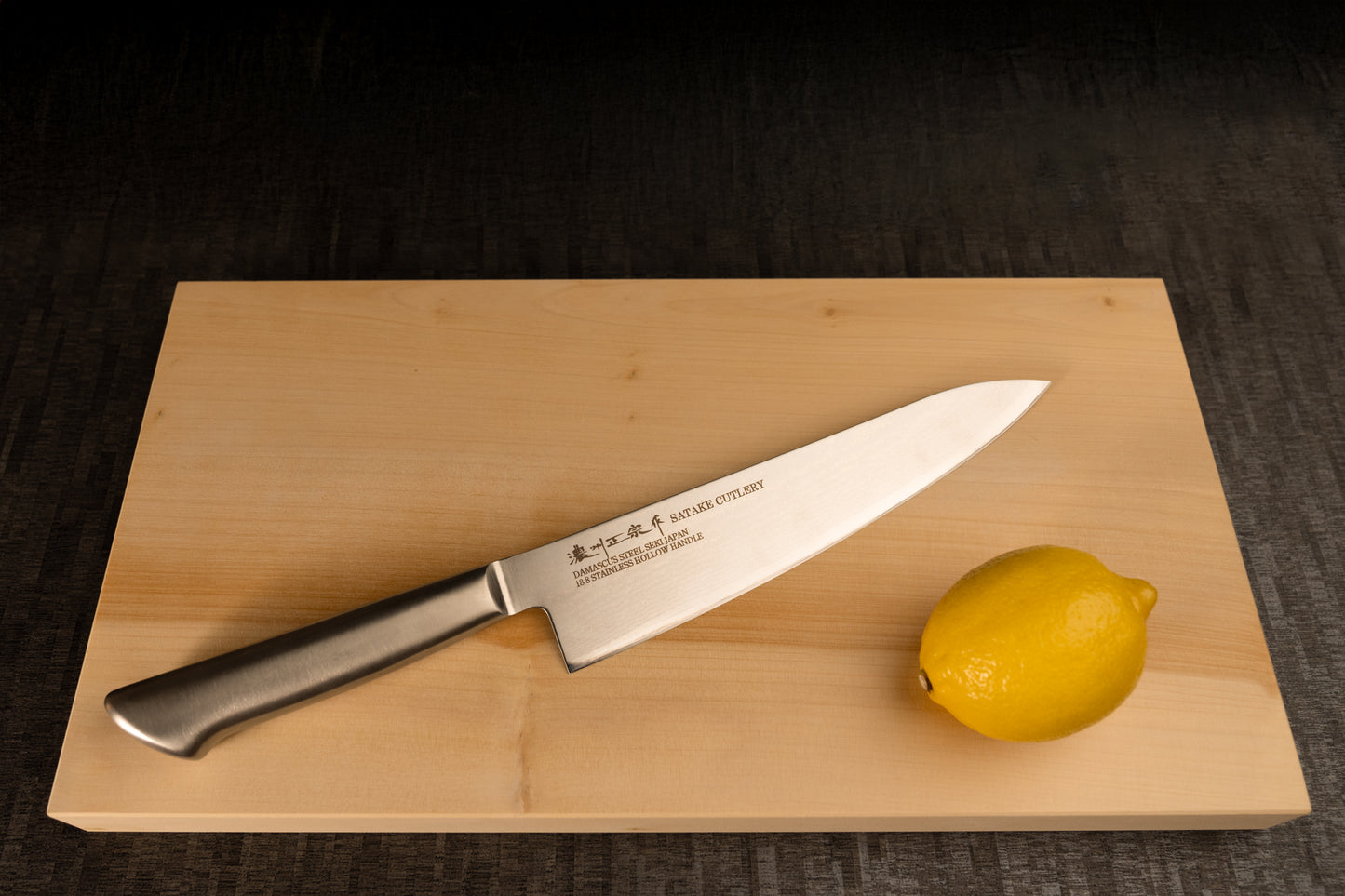 Gyuto Knife 210mm (8.3") – Damascus AUS-10 – 18-8 Stainless Steel Handle