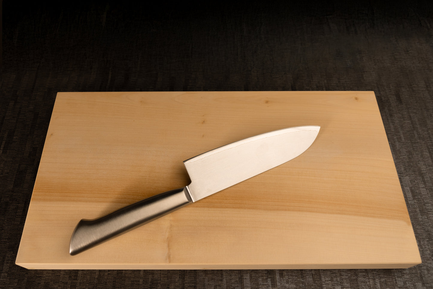 Santoku Knife 170mm (6.7") – Damascus AUS10 – 18-8 Stainless Steel Handle