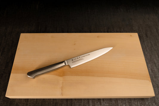 Petty Knife 150mm (5.9") – Damascus AUS10 – 18-8 Stainless Steel Handle