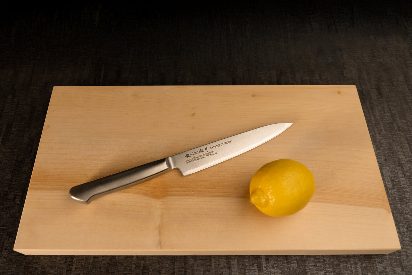 Petty Knife 150mm (5.9") – Damascus AUS10 – 18-8 Stainless Steel Handle