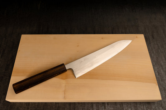 Gyuto Knife 210mm (8.3") – Shirogami No.1 – Burnt Oak Handle