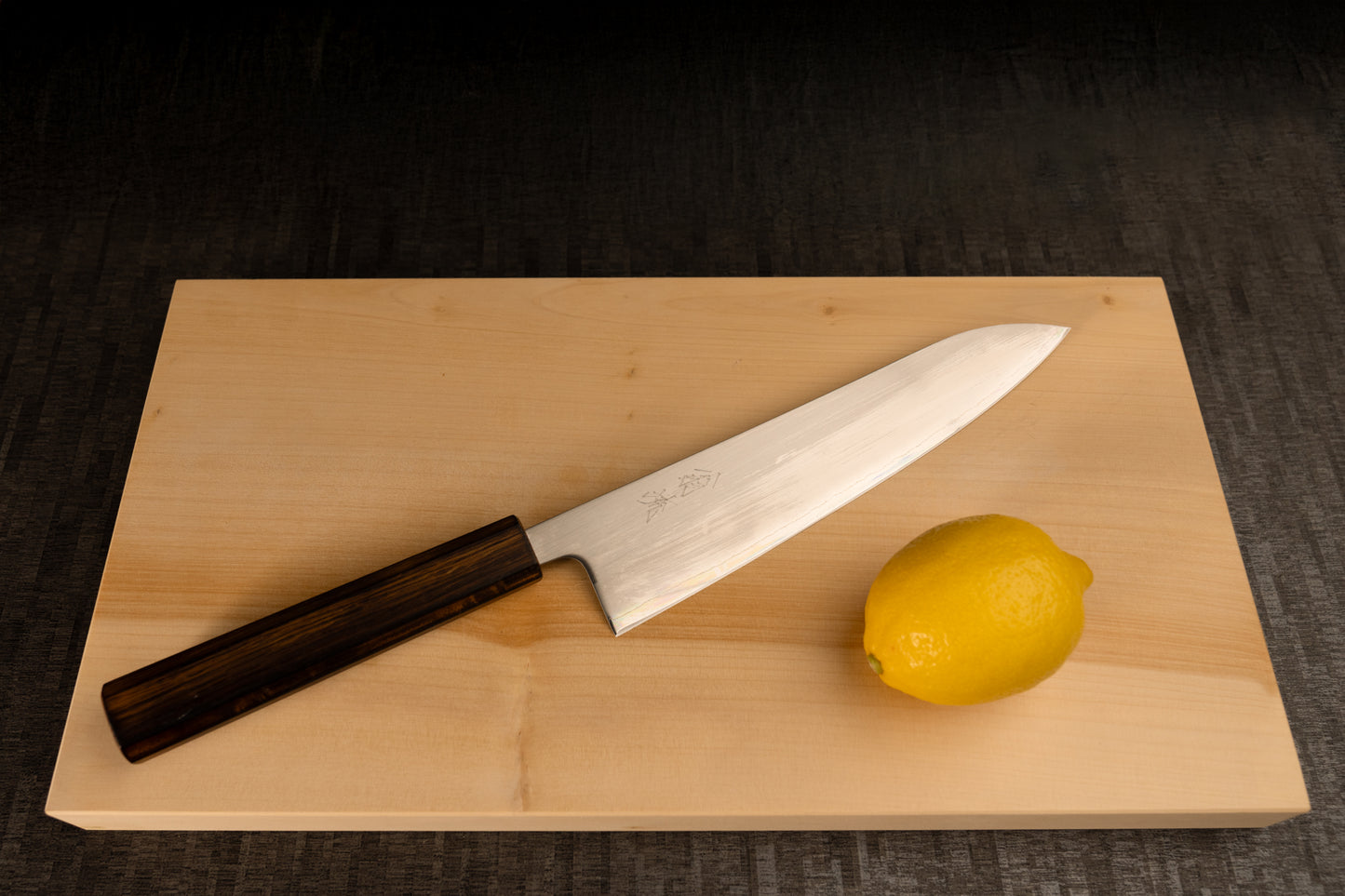 Gyuto Knife 210mm (8.3") – Shirogami No.1 – Burnt Oak Handle