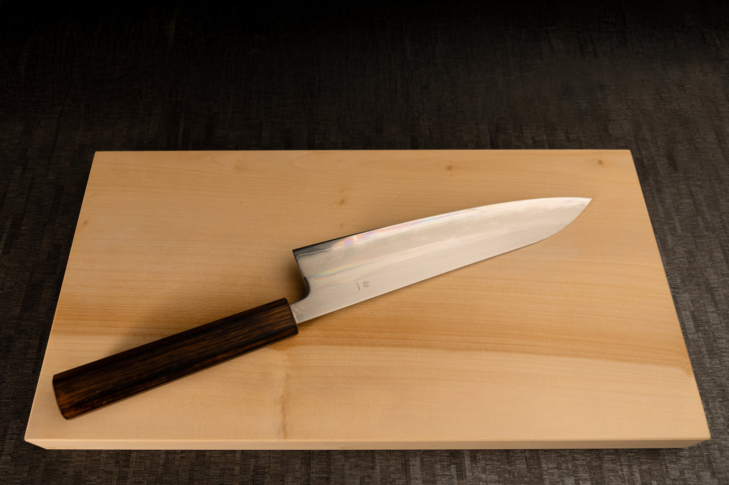 Gyuto Knife 210mm (8.3") – Shirogami No.1 – Burnt Oak Handle