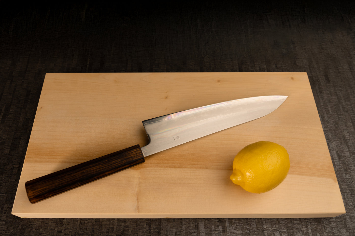 Gyuto Knife 210mm (8.3") – Shirogami No.1 – Burnt Oak Handle