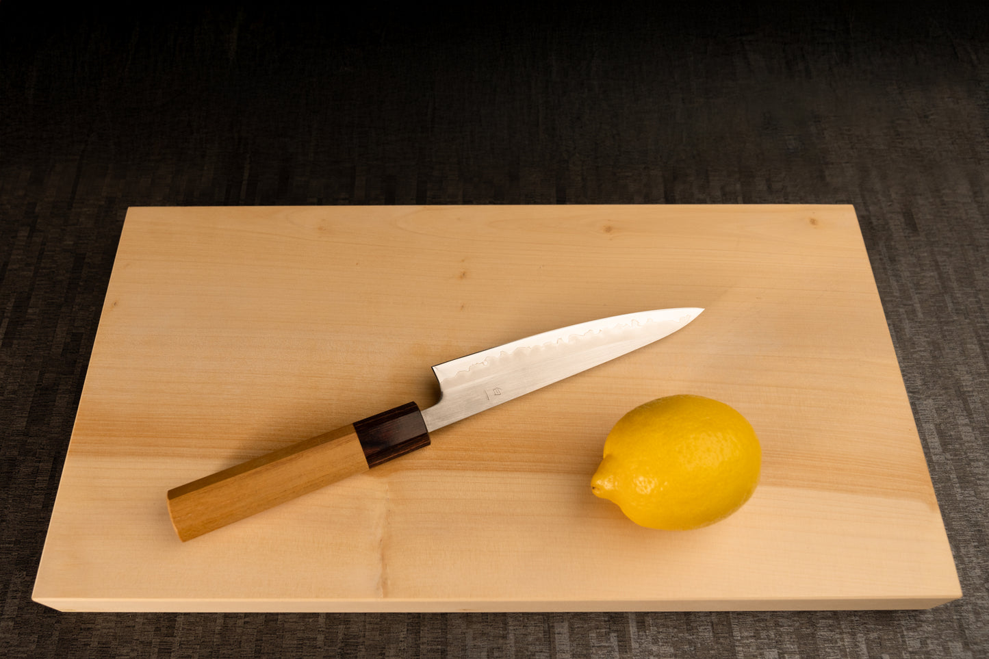 Petty Knife 135mm (5.3") – Shirogami No.1 – Keyaki Handle
