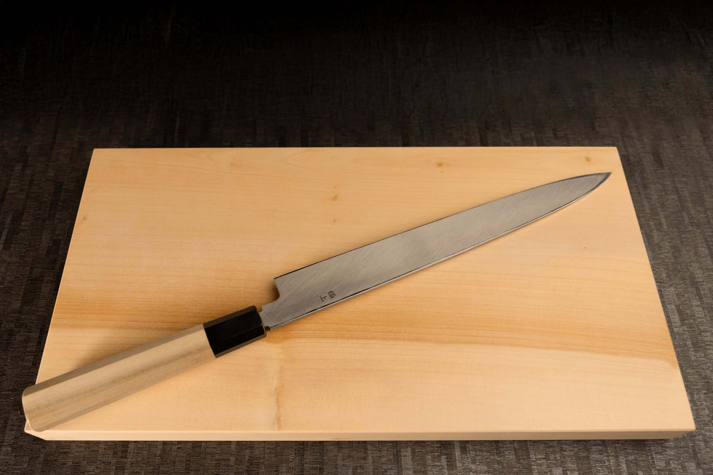 Sashimi Knife 270mm (10.6") – High-Grade Stainless Steel – Natural Wood Handle – One-of-a-Kind (Yanagiba Style)