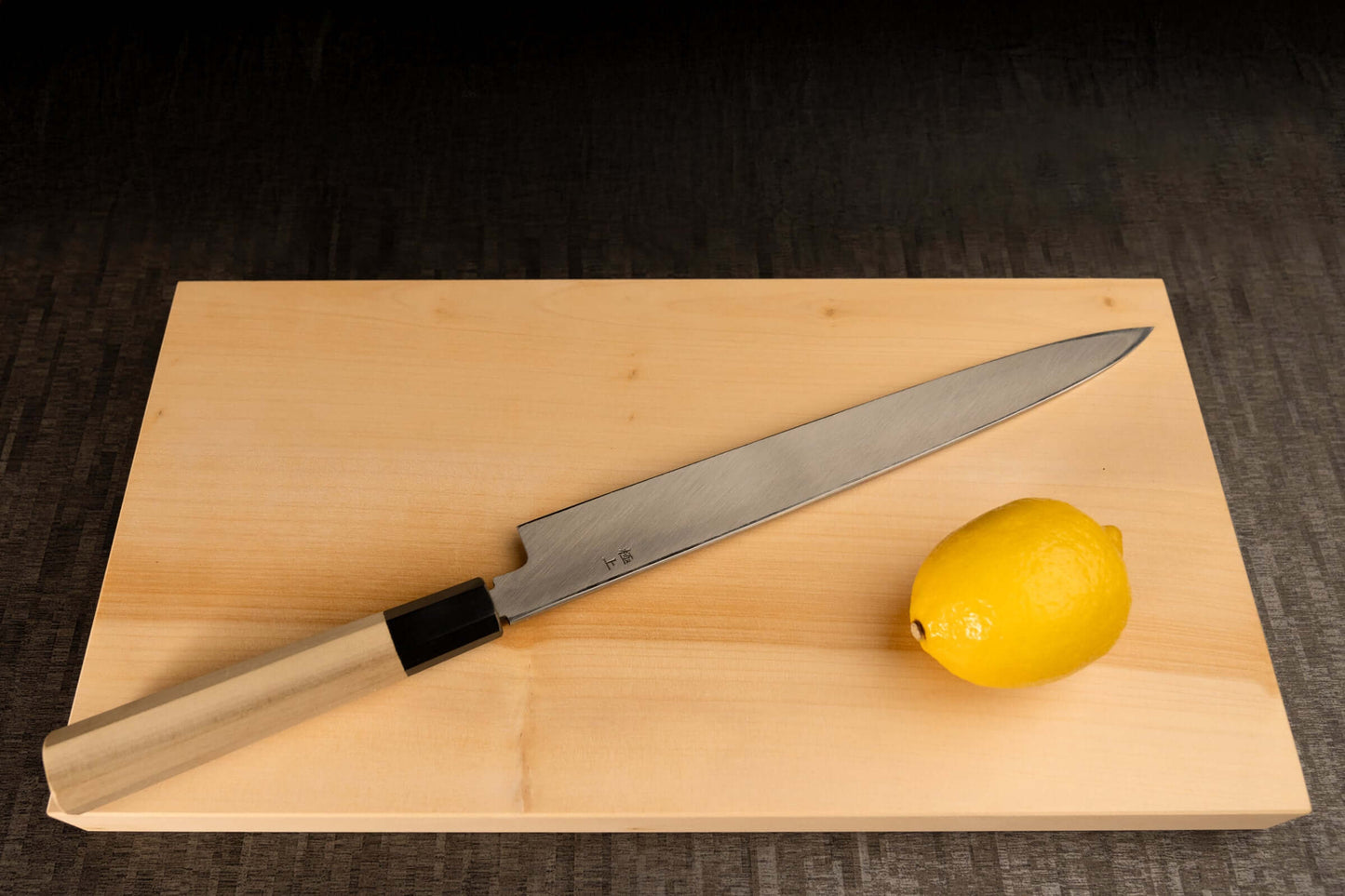 Sashimi Knife 270mm (10.6") – High-Grade Stainless Steel – Natural Wood Handle – One-of-a-Kind (Yanagiba Style)