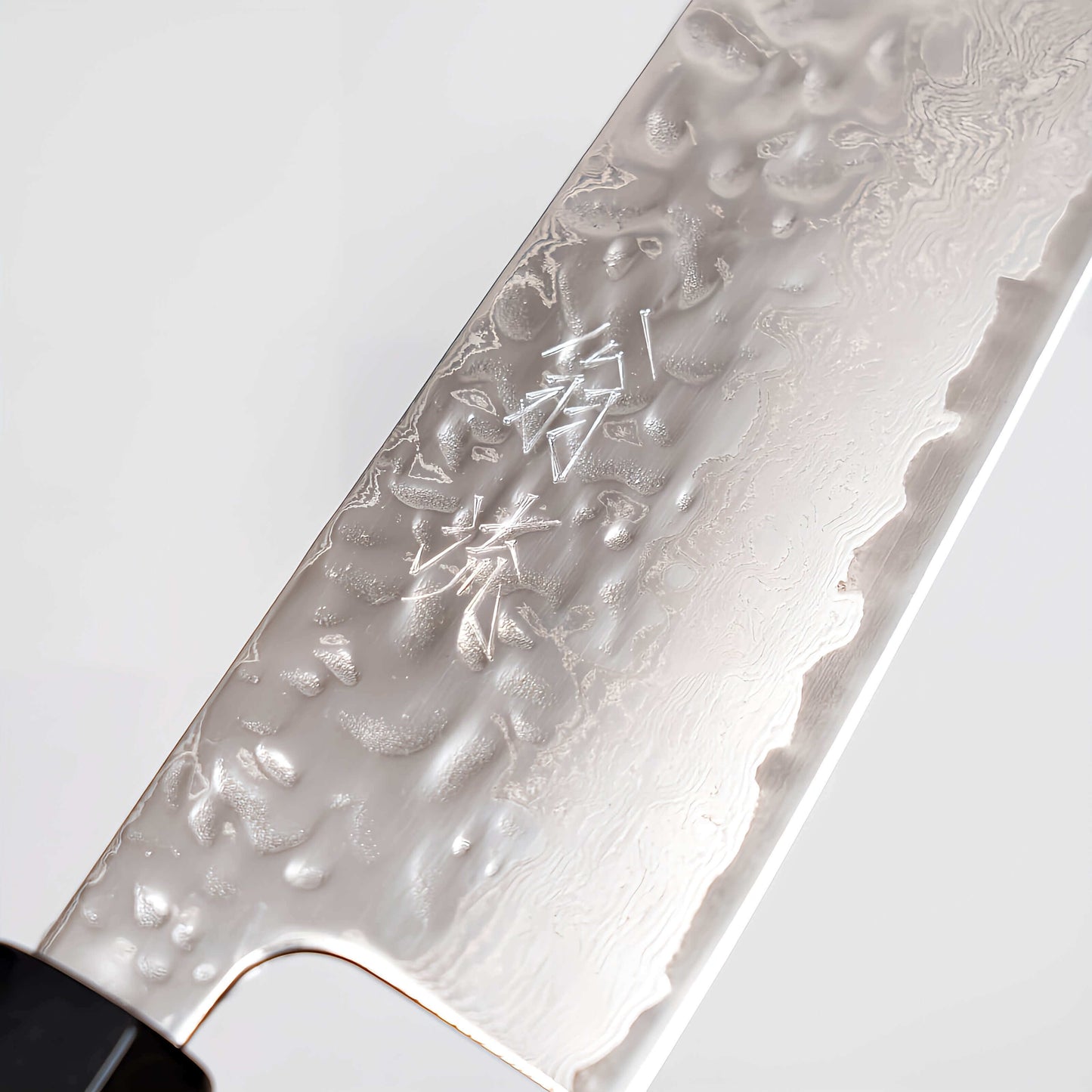 OUL 10A Nickel Damascus Japanese Chef's Knife 210 Magnolia Handle | Samurai Masterpieces