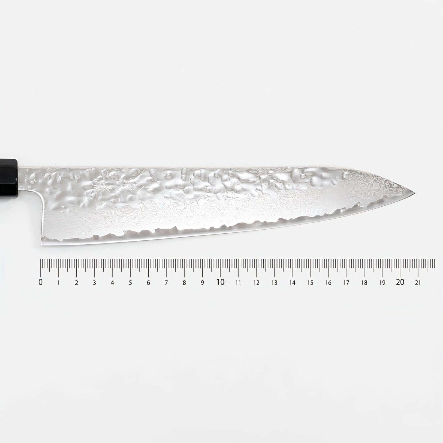 OUL 10A Nickel Damascus Japanese Chef's Knife 210 Magnolia Handle | Samurai Masterpieces