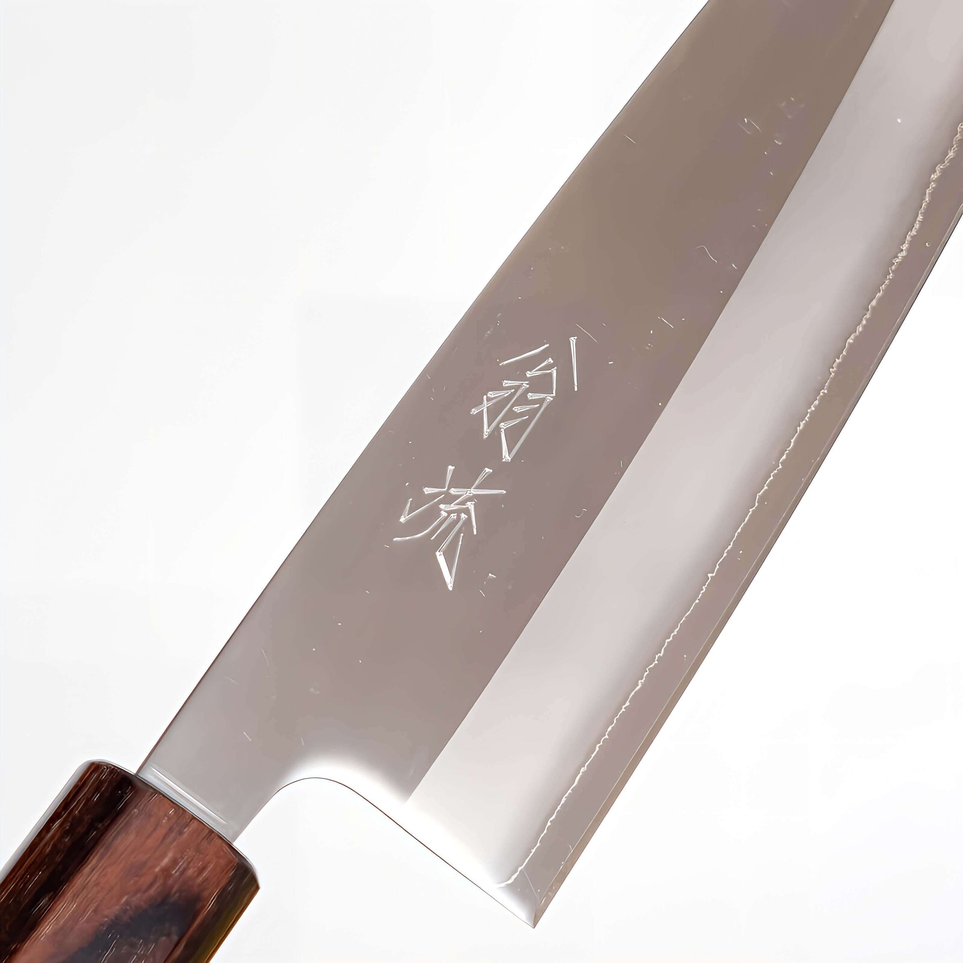 OUL White 1 Japanese Santoku Knife 165 Keyaki Handle | Samurai Masterpieces