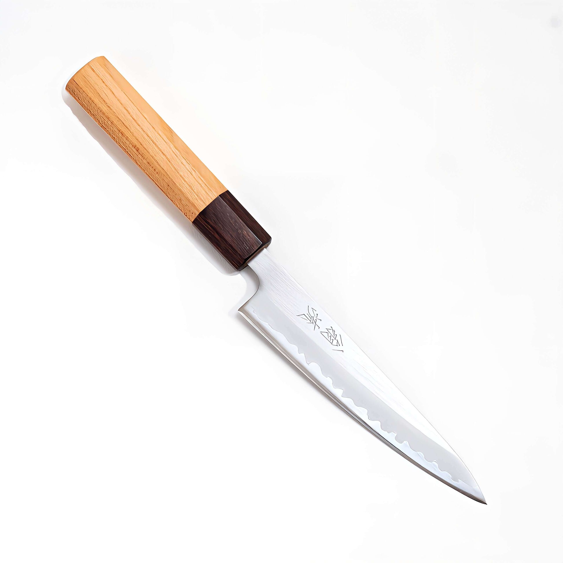 OUL White 1 Japanese Petty Knife 135 Keyaki Handle | Samurai Masterpieces