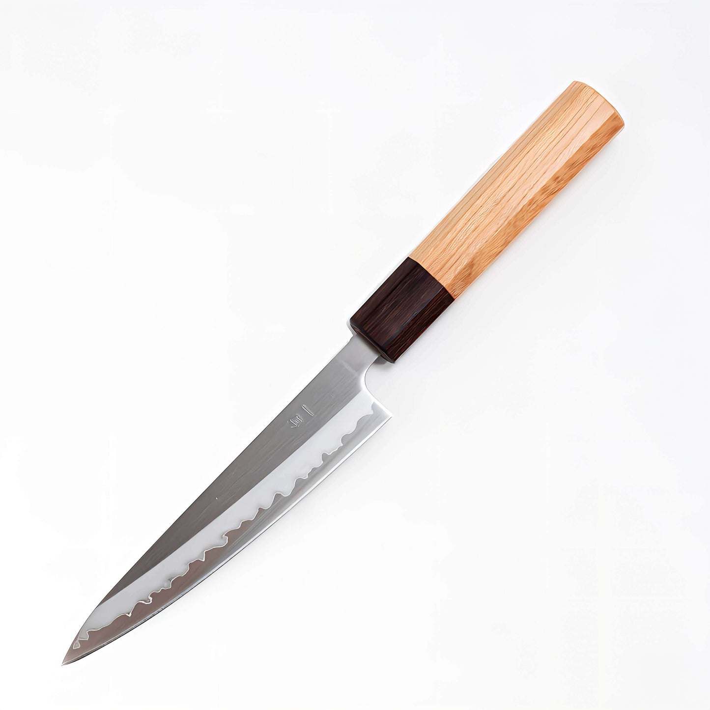 OUL White 1 Japanese Petty Knife 135 Keyaki Handle | Samurai Masterpieces