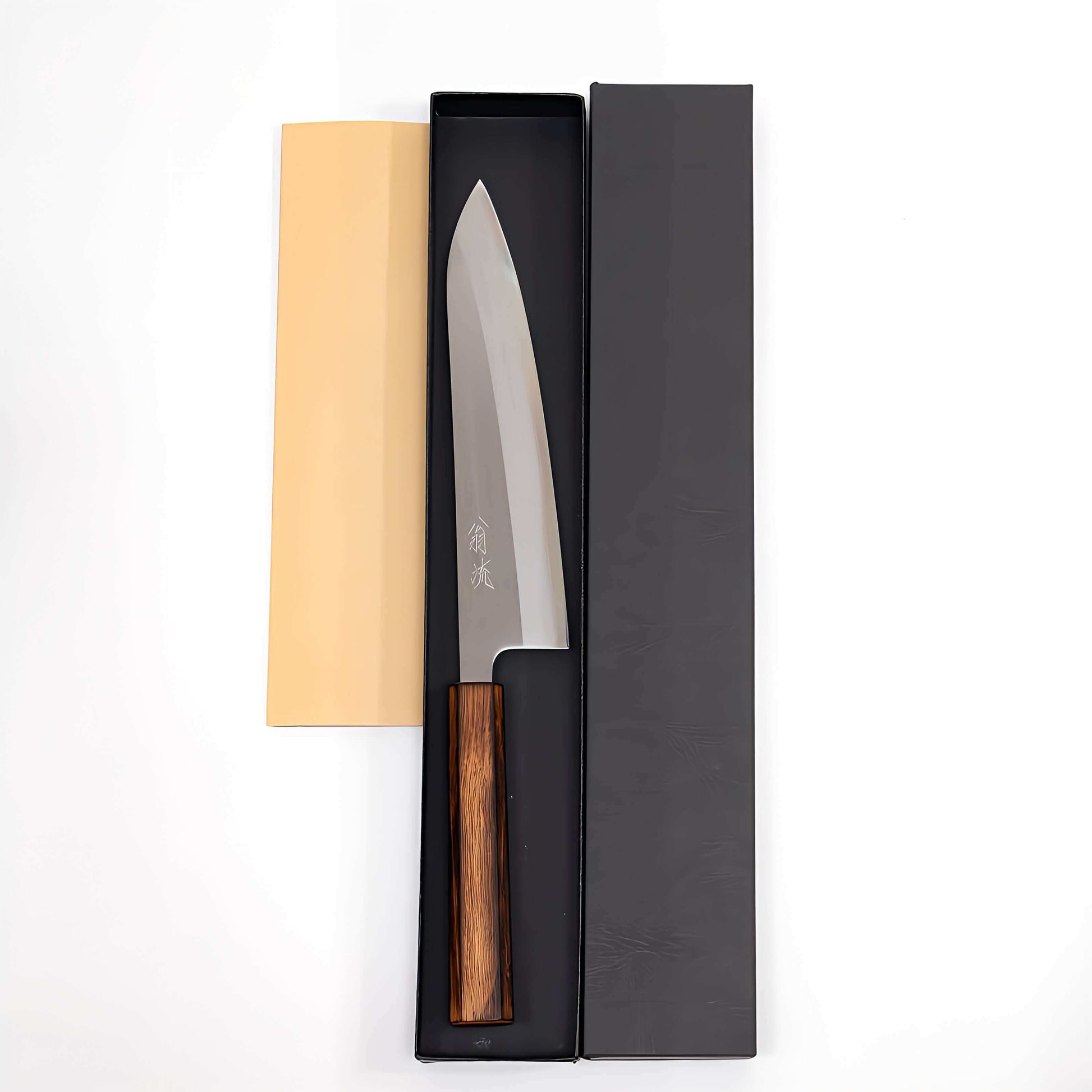 OUL White1 Japanese Chef's Knife 210 Burnt Oak Handle | Samurai Masterpieces