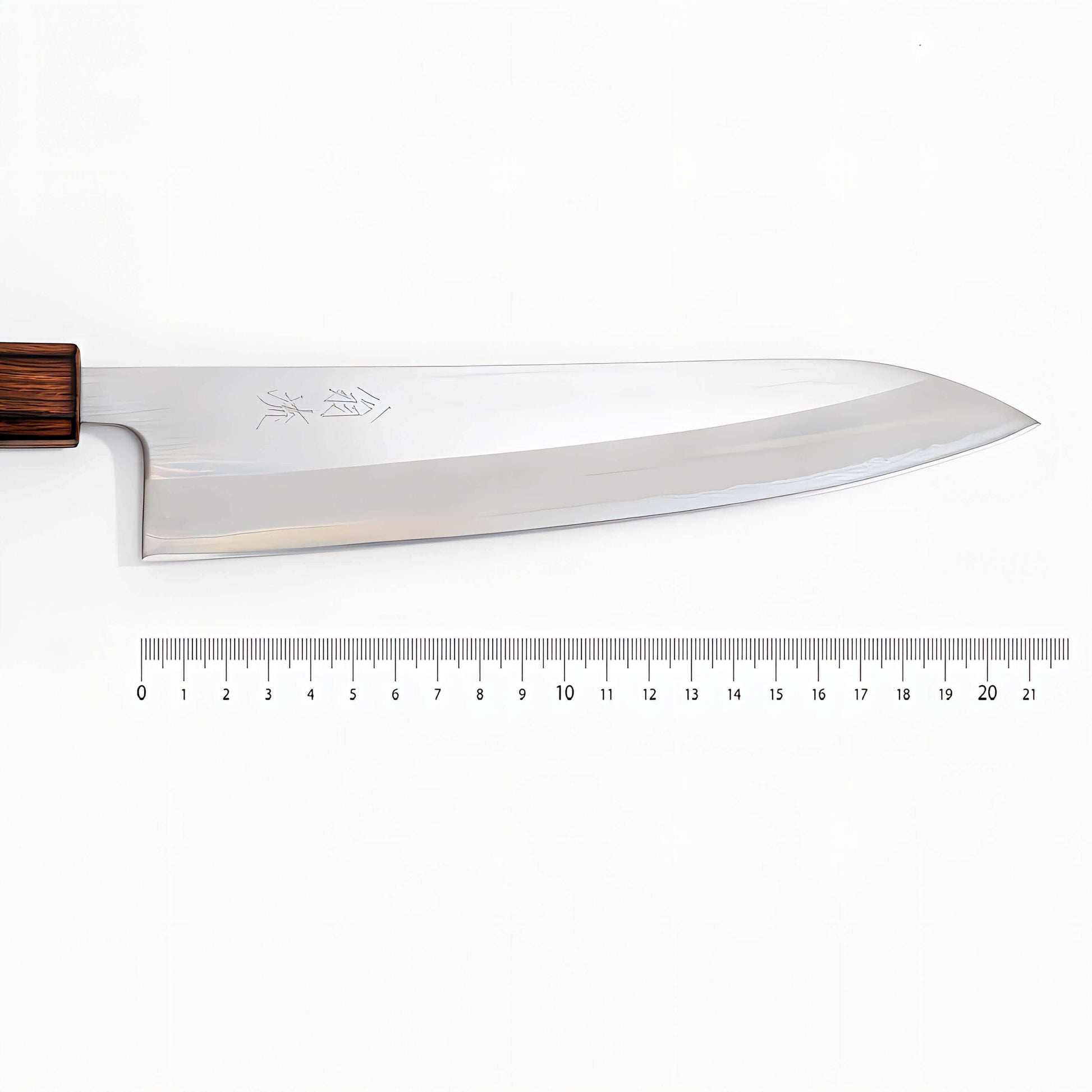 OUL White1 Japanese Chef's Knife 210 Burnt Oak Handle | Samurai Masterpieces