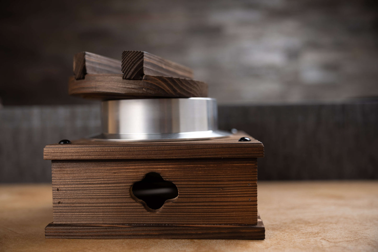 Molde de sushi prensado de ciprés japonés