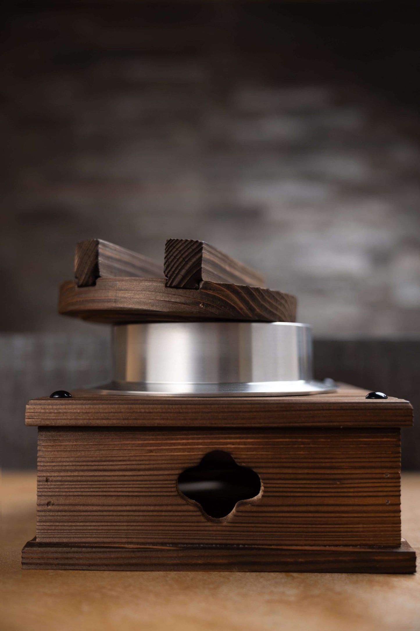 Molde de sushi prensado de ciprés japonés