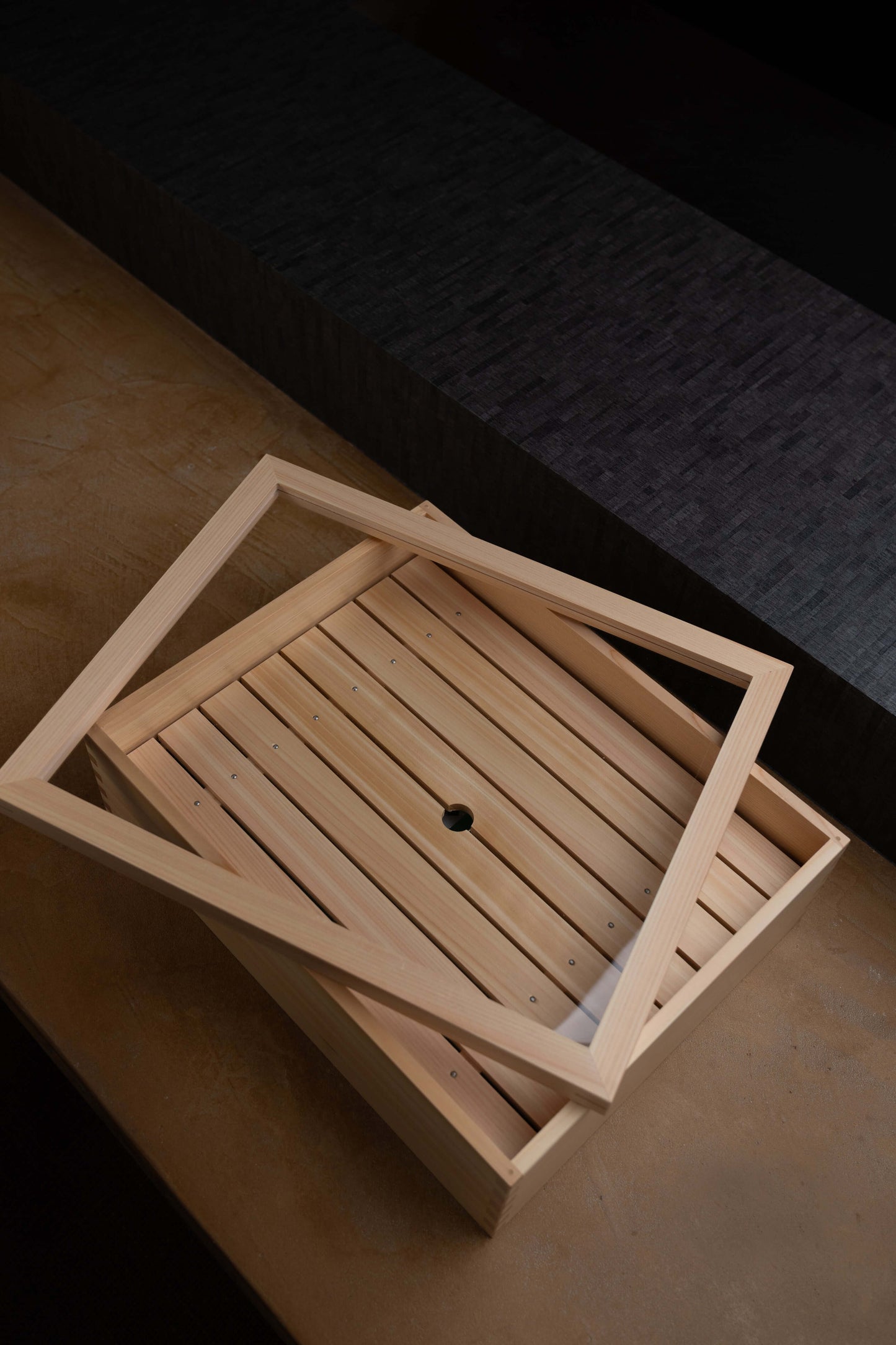 Tina de arroz japonesa Kiso Sawara Edo