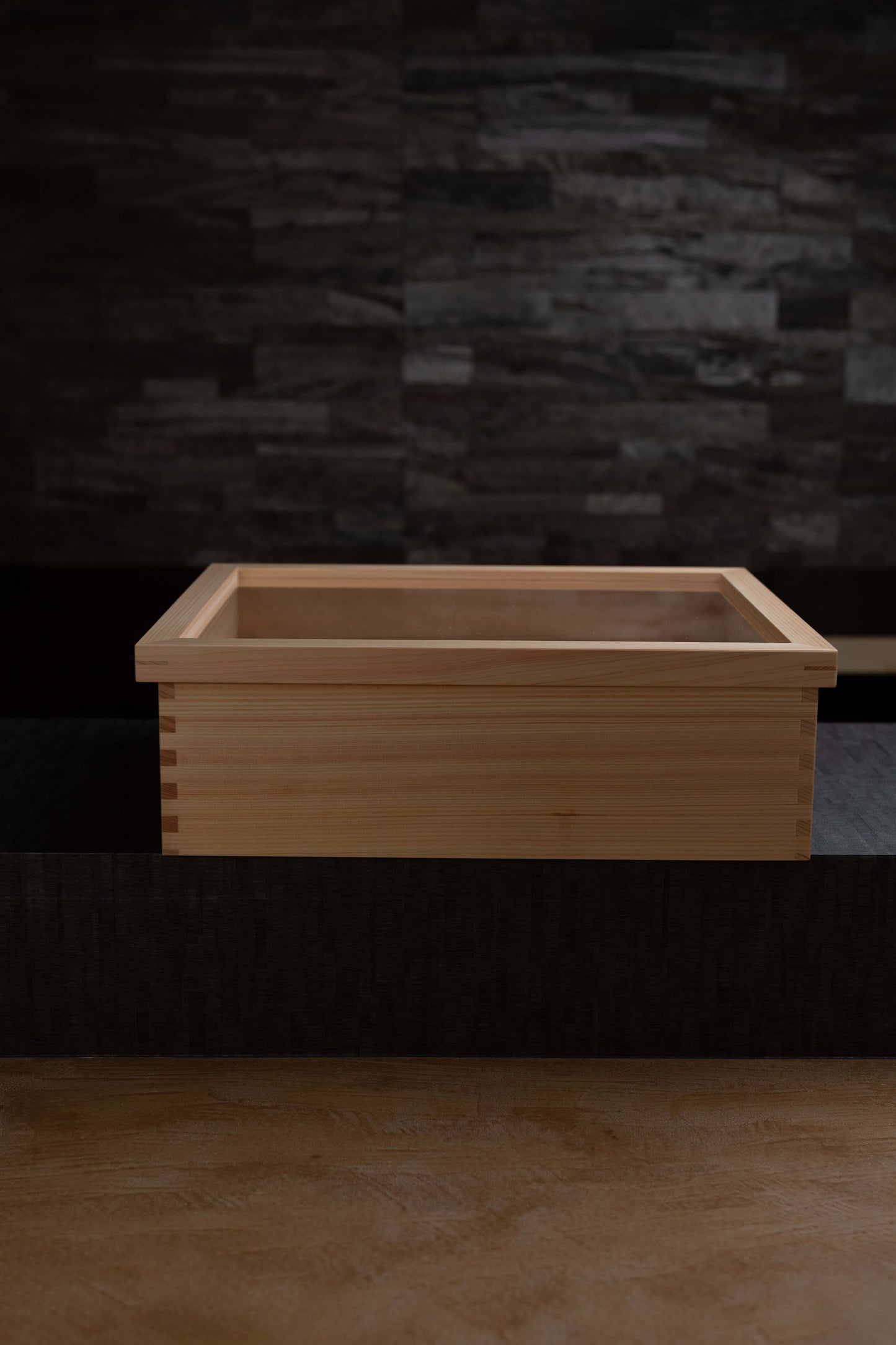 Tina de arroz japonesa Kiso Sawara Edo