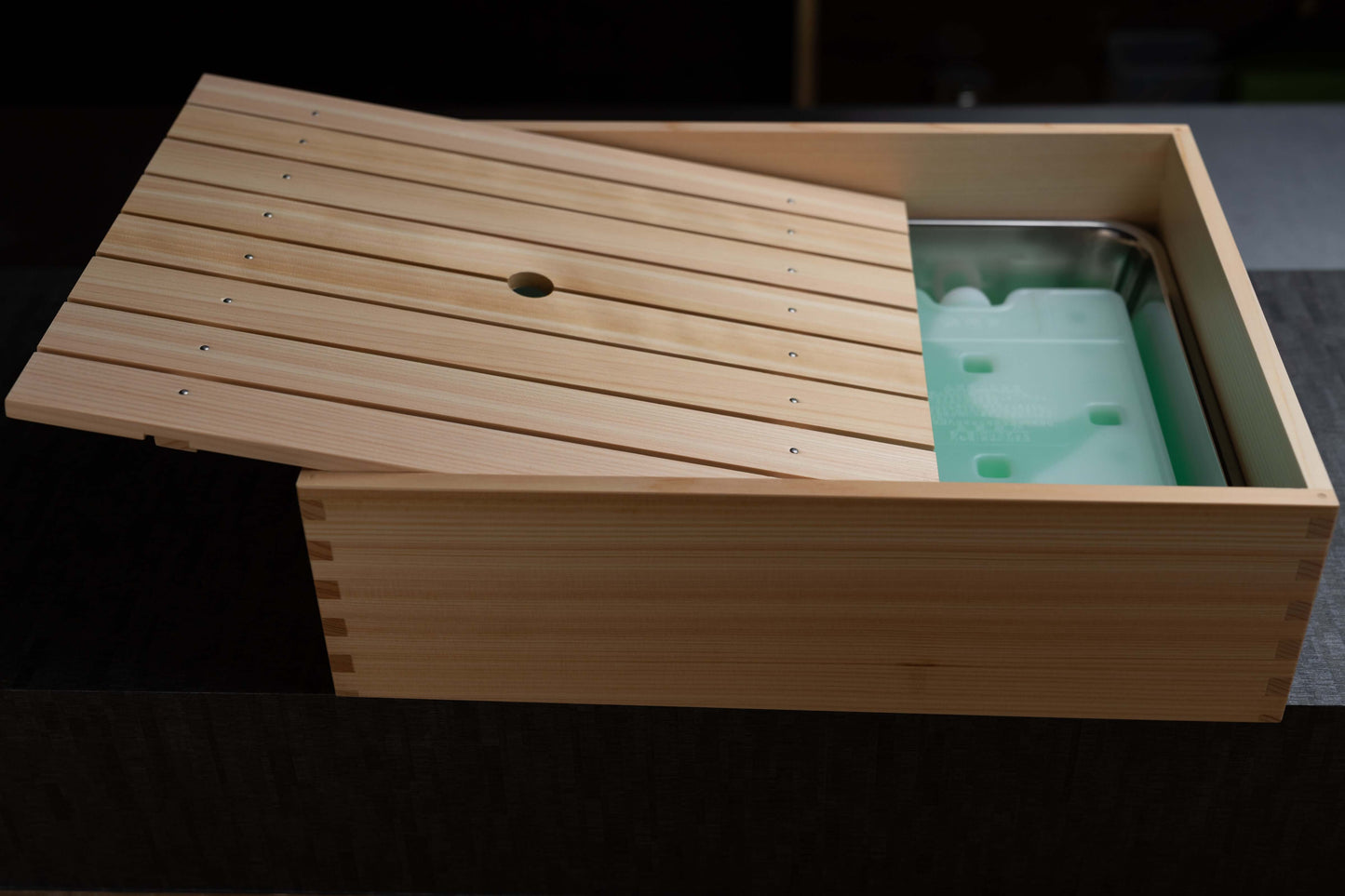 Tina de arroz japonesa Kiso Sawara Edo