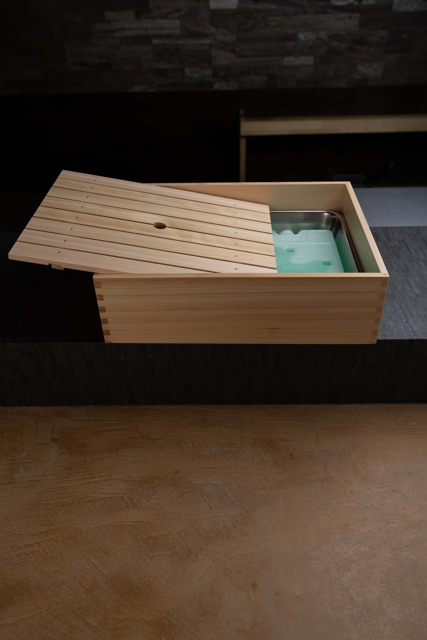 Tina de arroz japonesa Kiso Sawara Edo