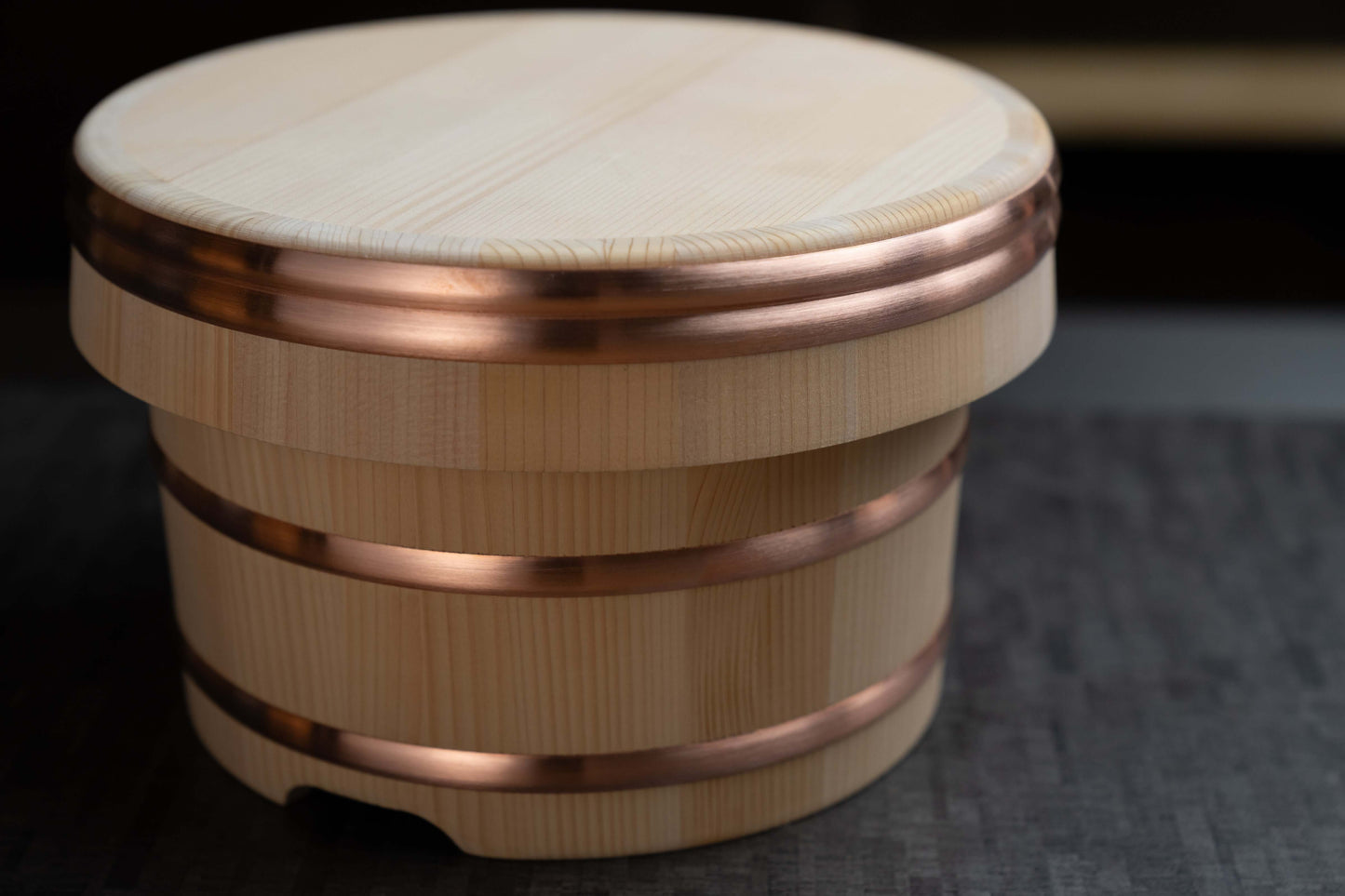 Tina de arroz japonesa Kiso Sawara Edo