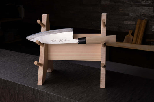 Deba Knife – Shirogami Steel – Natural Wood Handle (165mm / 6.5" or 180mm / 7.1")