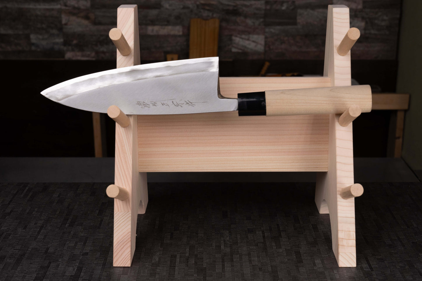 Deba Knife – Shirogami Steel – Natural Wood Handle (165mm / 6.5" or 180mm / 7.1")