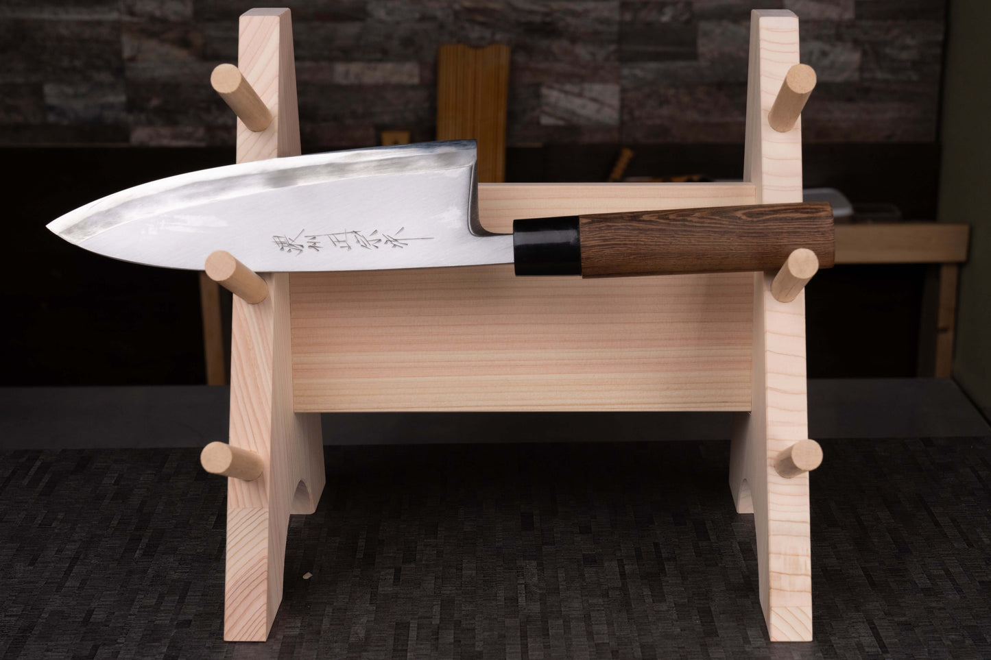 Deba Knife – Aogami Steel – Wenge Wood Handle (165mm / 6.5" or 180mm / 7.1")