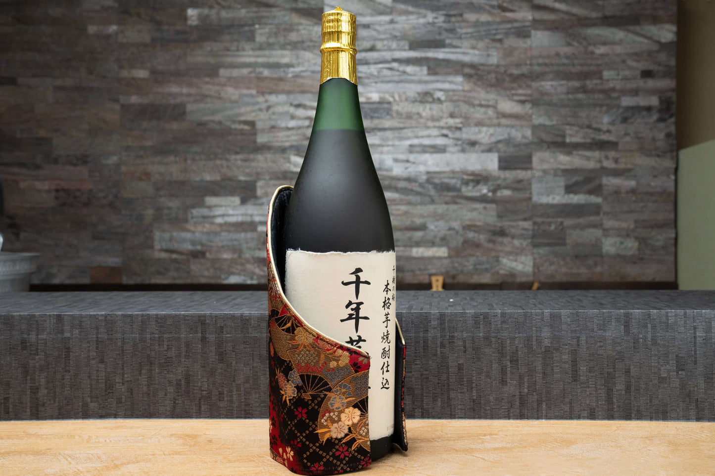 Rafraîchisseur de bouteille textile japonais Nishijin