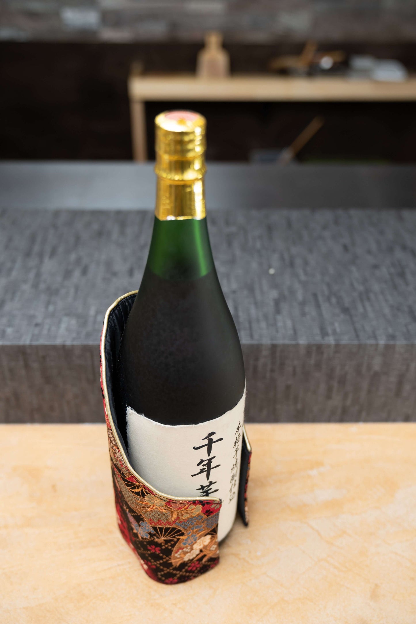 Rafraîchisseur de bouteille textile japonais Nishijin