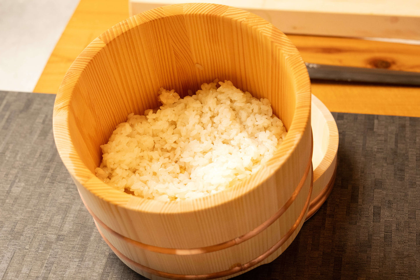 Tina de arroz japonesa Kiso Sawara Edo