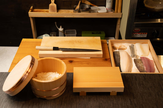 Tina de arroz japonesa Kiso Sawara Edo