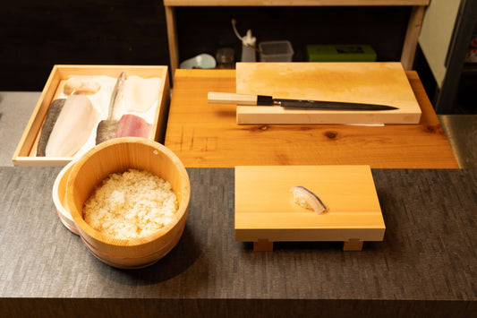 Tina de arroz japonesa Kiso Sawara Edo