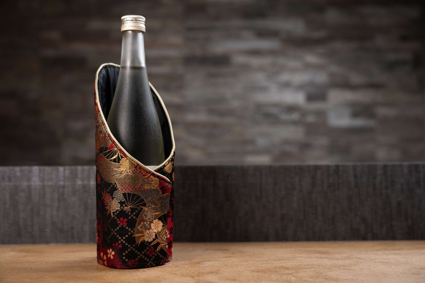 Rafraîchisseur de bouteille textile japonais Nishijin