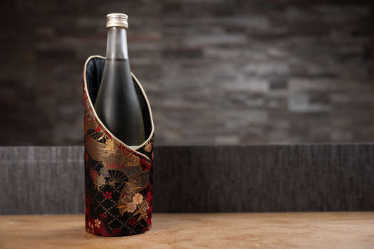 Rafraîchisseur de bouteille textile japonais Nishijin