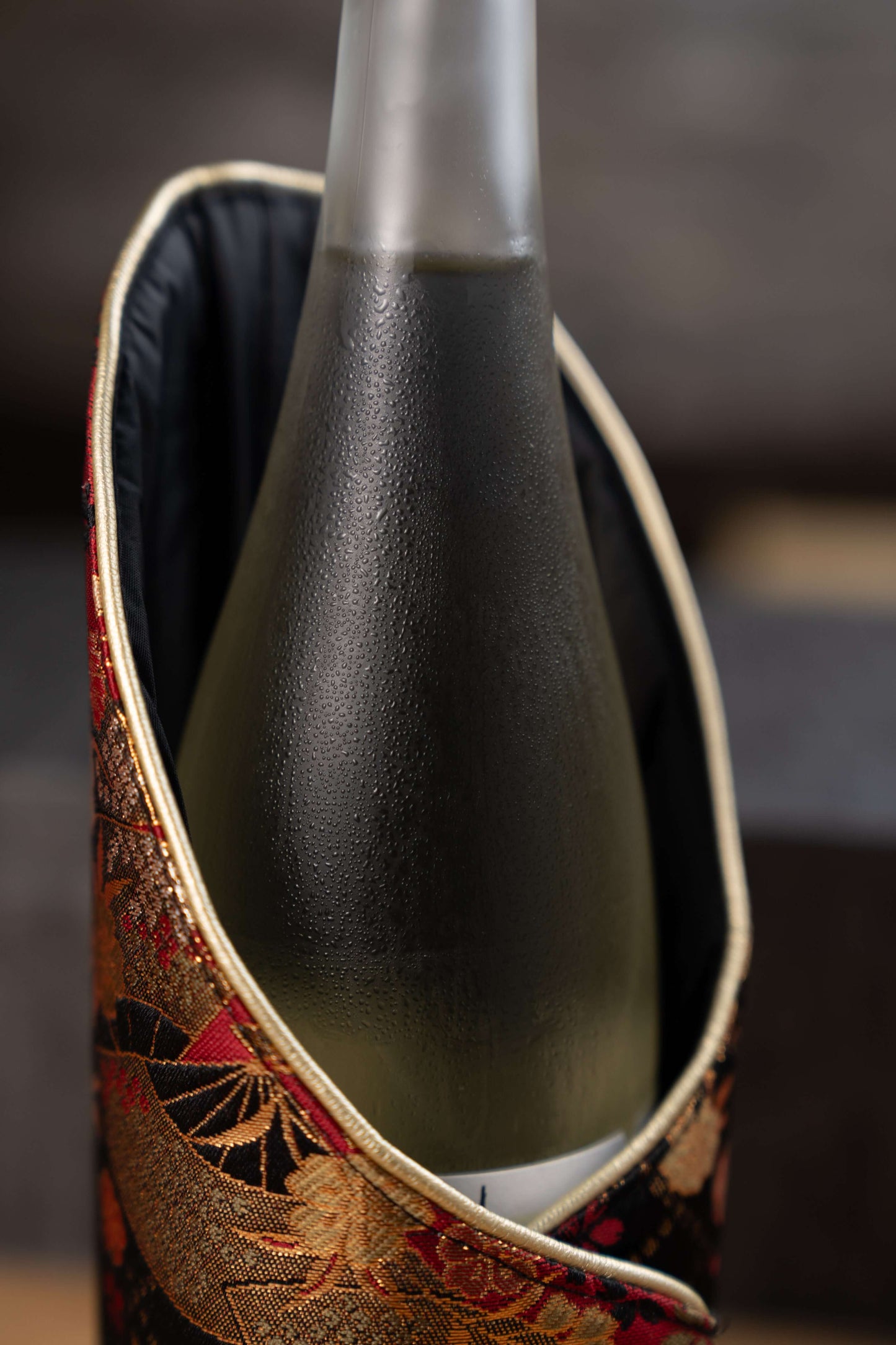 Rafraîchisseur de bouteille textile japonais Nishijin